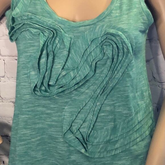 Anthro Little Yellow Button Winding Road Tank M - Picture 3 of 8